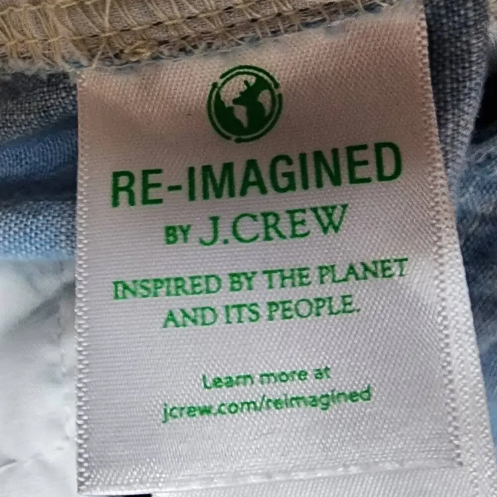 Women's J. CREW XS Reimagined Pull on Cotton Lounge Beach Pants